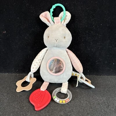 Bunnies By The Bay Baby brinquedo de desenvolvimento coelho 8" bicho de pelúcia - Imagem 1 de 4