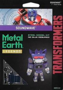 Fascinations Metal Earth Legends Transformers SOUNDWAVE 3D DIY Model Kit MEM058 - Picture 1 of 4