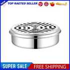 Mosquitoes Coils Holder Stainless Repellant Rack Incense Burner Box w/Cover