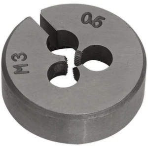 Matrice Metrica Split M3 x 0,5 mm - Acciaio di Qualità - Barra/Bullone Filettatura Punta e Custodia - Foto 1 di 6