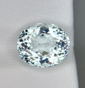 3,35 kt EXQUISITER OVALER NATÜRLICHER AQUAMARIN LOSER EDELSTEIN - Bild 1 von 2