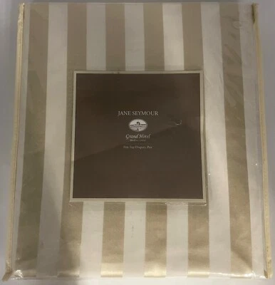 Par de cortinas Jane Seymour poste top terraza crema Grand Hotel Mackinac Island Foto 1 de 4