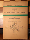 Mathématiques spéciales Géométrie Descriptive Polyèdre Sphère Cône Cylindre 1949
