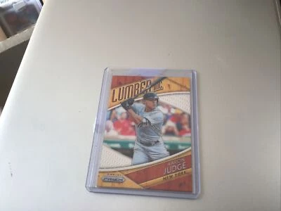 AARON JUDGE 2019 Prizm Lumber Inc. Yankees. Prizm Parallel Rare Investment Mint - Image 1 of 3