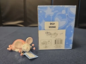 Amy Lacombe Whimsiclay Pink Mouse Teri # 86911 NUEVO CON CAJA Y ETIQUETAS RARO 🔥 2004 - Imagen 1 de 11