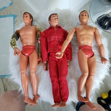 Kenner Six Million dollar Man Bionic Man VINTAGE 1975 Lot of 3 made Hong Kong