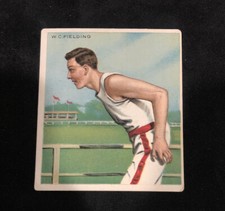 1910 T-218 Hassan Cigarettes Champion Athleter Tobacco WC Fielding Warren W.C.