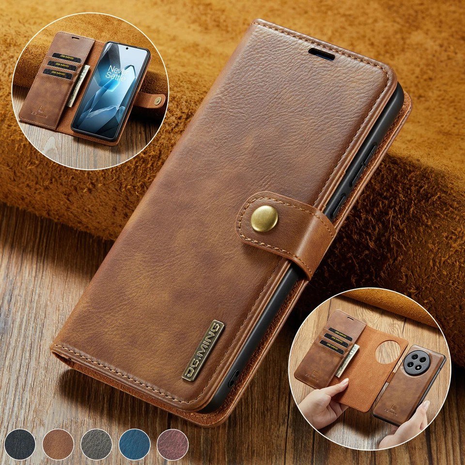 For OnePlus 13, Luxury Magnetic Separate Cover 2in1 Flip Leather Wallet Case - Image 1 of 4