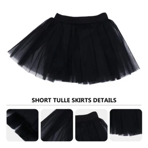Three-layer Skirt Child Miss Short Tutu Women Ballet Party - Picture 1 of 12