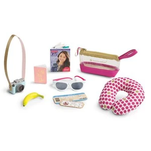Accessori da viaggio in stile ragazza americana set completo in pensione nuovi in scatola senza scatola - Foto 1 di 7