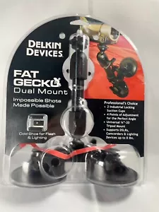 Delkin Devices Fat Gecko Doble Succión DSLR Cámara Montaje DDMOUNT-SUCTION - Imagen 1 de 10