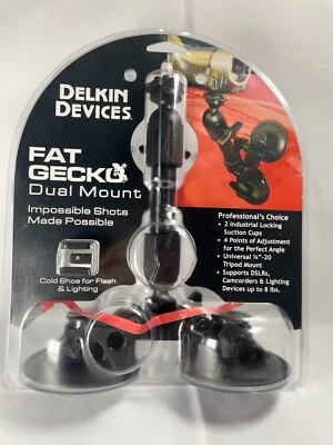 Delkin Devices Fat Gecko Doble Succión DSLR Cámara Montaje DDMOUNT-SUCTION Foto 1 de 4
