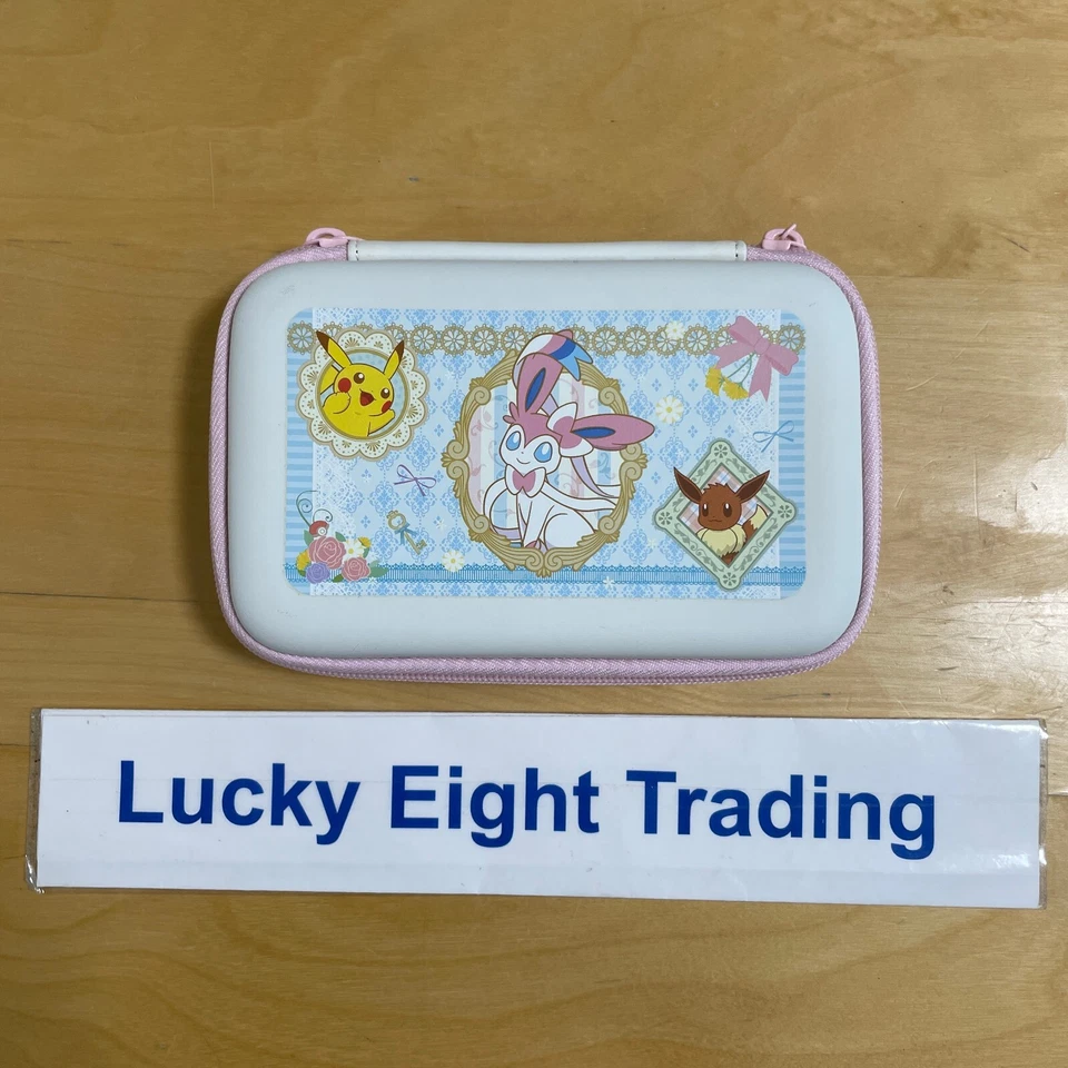 Pokemon Center Sylveon Pikachu Eevee Hard Carrying Case for Nintendo 3DS XL LL - Image 1 of 4
