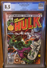 INCREDIBLE HULK #250 NEWSSTAND 1ST CAMEO APPEARANCE OF SABRA CGC 8.5 WHITE PAGES