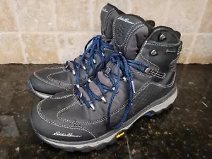 Stivali Eddie Bauer Vibram Mountain Ops neri Thermafill MIdlite uomo 12 escursionismo - Foto 1 di 12