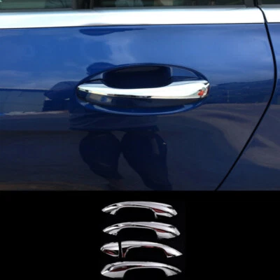 适用于梅赛德斯奔驰 C 级 GLC 2015 - 17 银色门把手盖装饰配件 — 第 1/4 张图片