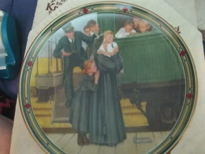 Piatto Norman Rockwell da collezione -671G "Una speranza di orfano" con scatola e certificato di autenticità - Foto 1 di 3