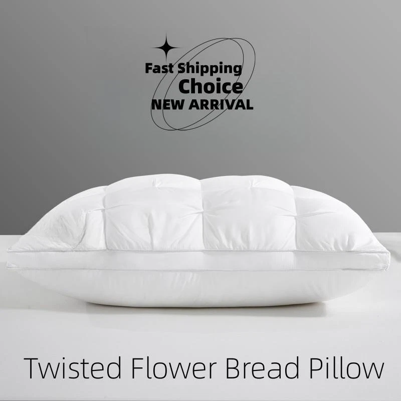 Soft Neck Pillow for Sleeping 5-Star Hotel Comfort Three-Dimensional Design Home - Image 1 of 4