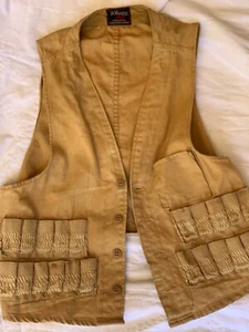 Gilet de chasse vintage en toile JC HIGGINS vêtement de travail Sear et Roebuck - Photo 1/7