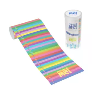 Measure Me! Rainbow Rows - Children's Roll-Up Wall Growth Height Chart 0-200cm - Picture 1 of 2
