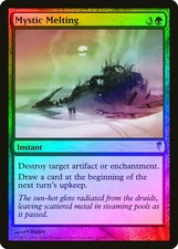 Mystic Melting FOIL Coldsnap NM Green Uncommon MAGIC GATHERING CARD ABUGames
