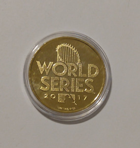 1st World Series Title Houston Astros World Series Champions 2017 Gold Tone Coin
