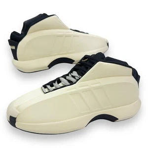 adidas Crazy 1 Kobe Bryant Mens 10 Basketball Shoes Wonder White Black IG5895 - Picture 1 of 12