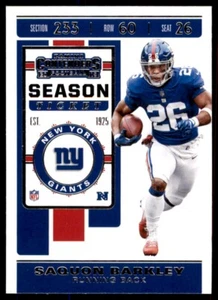 Panini Saquon Barkley 2018 radiocontrol New York Giants #313 - Imagen 1 de 2