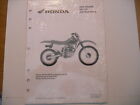Nos Honda Set Up Instructions Manual 2002 Xr200r Xr200 R