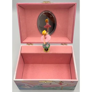 Jewelkeepers Pink Dancing Ballerina Love to Dance Jewelry Box - Tested/Works - Picture 1 of 6