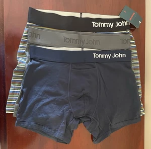 Tommy John Herren Boxershorts Größe 2 Cool Cotton 1 Second Skin.  (3) Neu ohne Etikett - Bild 1 von 7