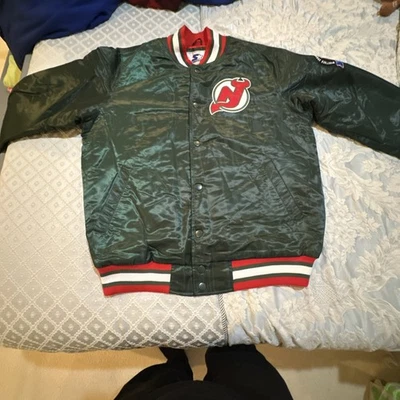 New Jersey Devils Starter Jacket Packer Sports Edición Limitada 1995 Stanley Cup Foto 1 de 4