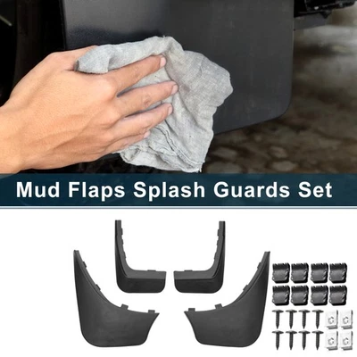 Mud Flaps Splash Guards Direct Fit for Smart Fortwo 451 2007-2014 1 Set Foto 1 de 4