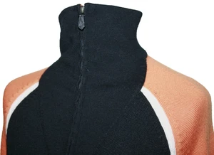Tonino Lamborghini Mens Quarter Zip Knitted Wool Jumper -L- Black/Orange - Rare - Picture 1 of 11