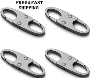 Clips de Cremallera Antirrobo Doble Apertura, 4 Piezas Elegante Aleación de Zinc Tirador de Cremallera Repl - Imagen 1 de 7