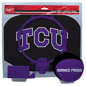 Rawlings Purple TCU Horned Frogs Softee Hoop & Ball Set - Picture 1 of 1