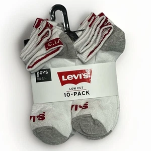 Levi’s Boys Low Cut Socks 10 Pak New Medium 5y-7Y New - Picture 1 of 4