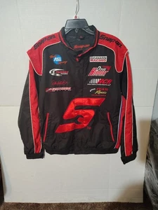 Men's Snap-On Racing Full Zip Windbreaker Jacket Size M - G - Picture 1 of 13