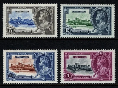 Mauritius - Scott 204-07 MH - 1935 KGV Silver Jubilee Issue - SCV $44.60 - Image 1 of 2