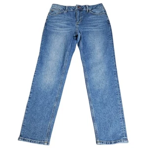 Boden Womens Sz 8 Girlfriend Jeans Medium Wash Denim Mid Rise Stretch Relaxed - Picture 1 of 10