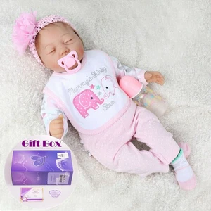 22 pulgadas. Muñecas Reborn Muñeca Bebé Niña Realista Suave Recién Nacida Niña - Imagen 1 de 6