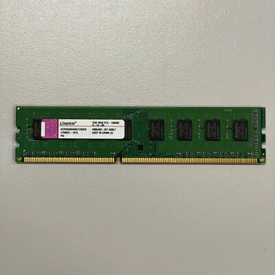 Kingston 2GB DDR3 RAM PC3-10600 1333MHz non-ECC CL9 DIMM ACR256X64D3U1333C9 - Image 1 of 3