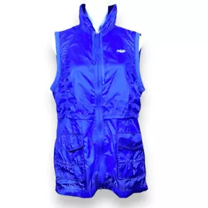 Crocodile Croctine Vest Jacket Womens Large L Royal Blue Sleeveless Jacket - Picture 1 of 12