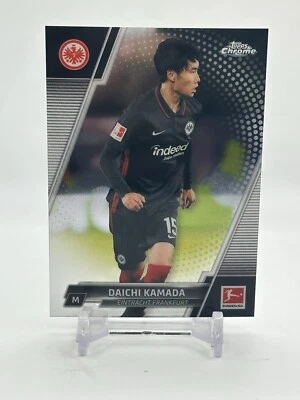 2021-22 Topps Chrome Bundesliga Soccer Trading Card #39 Daichi Kamada - Image 1 of 2