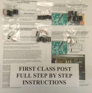 tkit68 Samsung UE32EH5000 BN4400493B dark picture flashing backlight repair kit - Picture 1 of 1