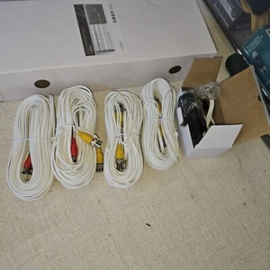 Q-SEE Accessory Pack Cables, Power Splitter (4 Pack 60ft Cables) Bnc - Picture 1 of 2
