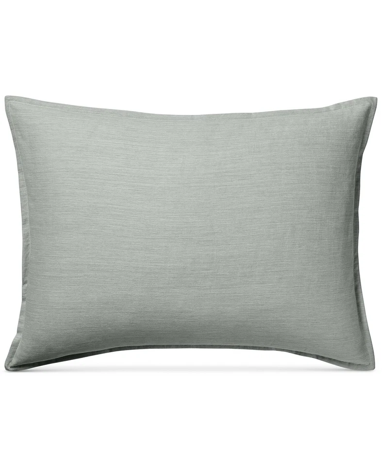 Hotel Collection Standard Pillow Sham 525 TC Yarn Dyed Ash Grey A03255