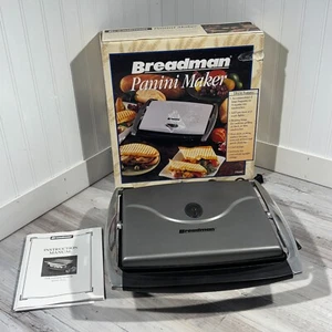 Breadman Panini Maker / Grill Antihaft Sandwich Grillplatte TR456 GETESTET - Bild 1 von 9