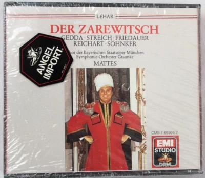 FRANZ LEHAR DER ZAREWITSCH [NEW SEALED] (CD, 2 DISC SET) EMI {CMS 7 69366 2} - Image 1 of 4