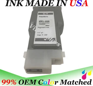 Replacement Pigment PFI-206GY Gray ink tank for Canon iPF6450 - Picture 1 of 2